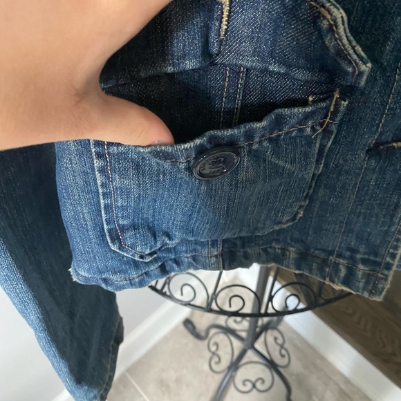 Abercrombie Kids Jeans Button Up Jacket Size Large - Picture 4 of 11